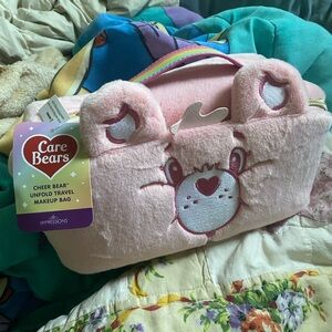Care Bears Pink Plush Makeup Bag